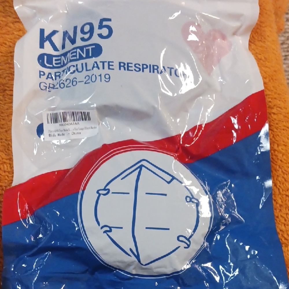 Element KN95 Masks - Black 25 Pieces